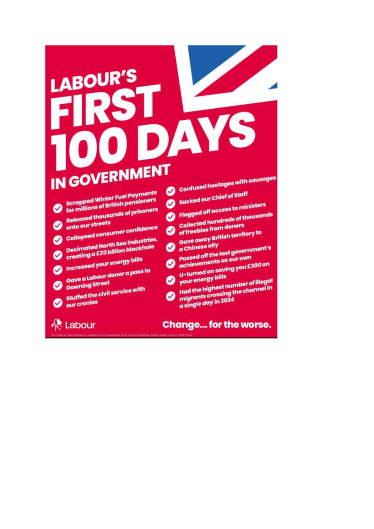 Labour's first 100 days in office..